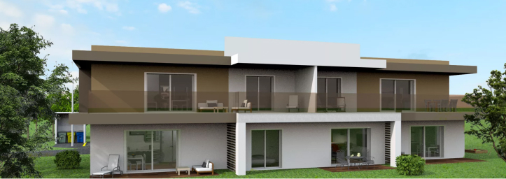 Projekt eines Hauses